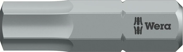Wera 840/1 BTZ Innensechskant Bit 1/4", 6x25mm, 1 Stück