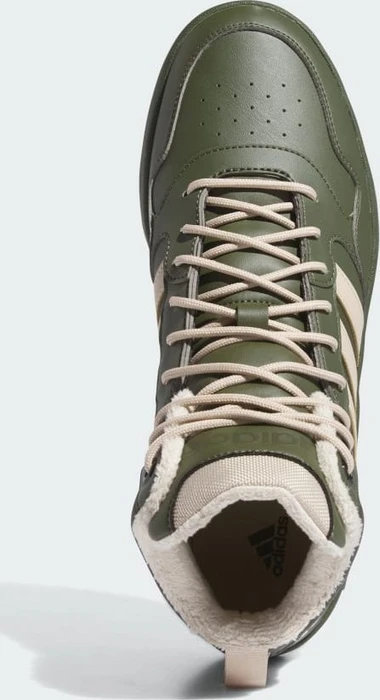 adidas Hoops 3.0 Mid Lifestyle Basketball Classic Fur Lining Winterized night cargo/clay brown/core black