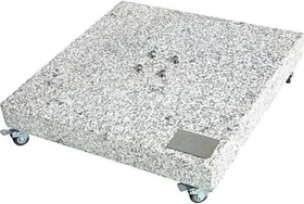 Doppler Granitplatte rollbar Sonnenschirmständer 140kg 80x80cm
