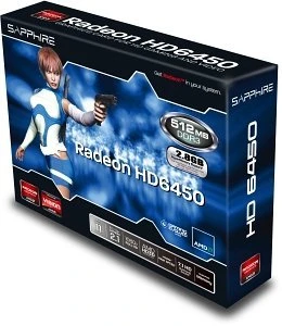 Sapphire Radeon HD 6450 HyperMemory, 512MB DDR3, VGA, DVI, HDMI, lite retail