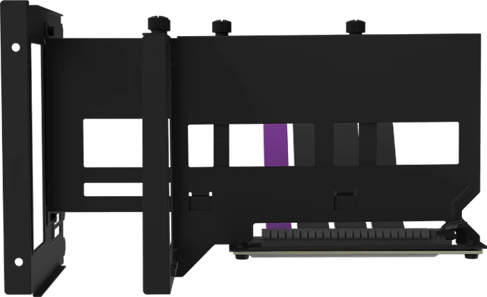 Cooler Master Universal Graphics Card Holder Kit V2, gerade, PCIe 4.0, 165mm, schwarz/violett