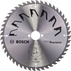 Bosch DIY Precision Kreissägeblatt 48Z, 230x2.5x30mm, 1 Stück