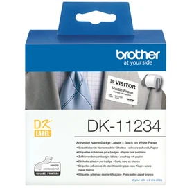Brother Endlosetiketten DK-11234, 60x86mm, weiß, 1er-Pack (260 Etiketten)