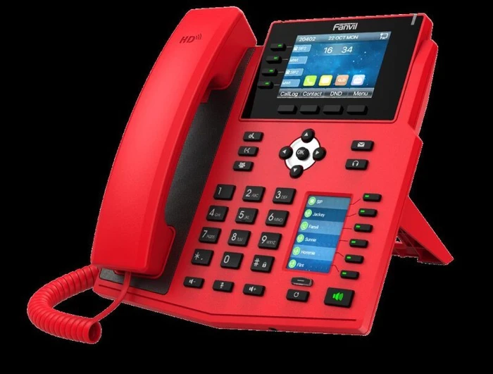 Fanvil IP Telefon X5U-R red V2 - VoIP-Telefon - VoIP-Telefon - Voice-Over-IP