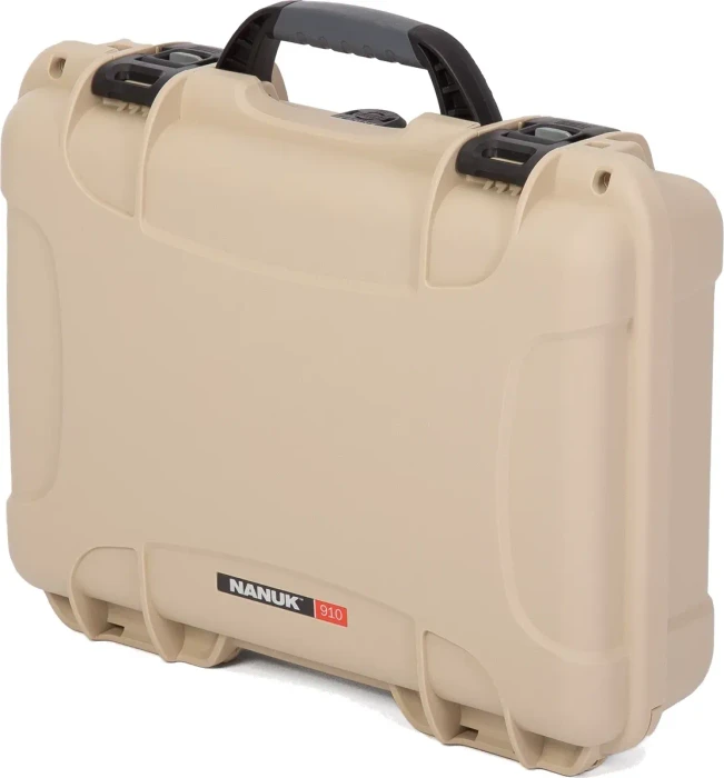 Nanuk 910 Schutzkoffer mit Schaumstoff beige