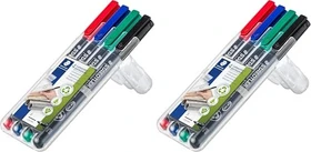 Staedtler Lumocolor 318 permanent sortiert, 4er-Set