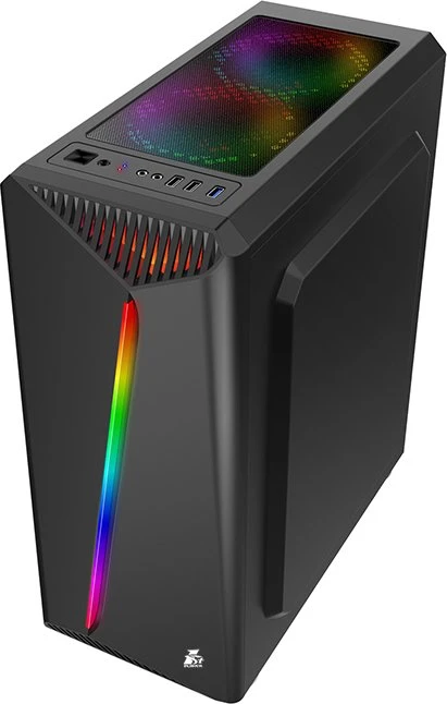 1st Player Rainbow R3, schwarz, Glasfenster
