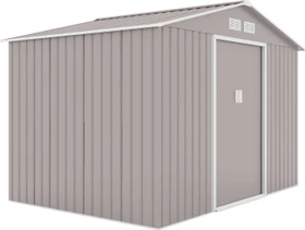 Hattoro S200 Metall Gerätehaus 277x191cm hellgrau