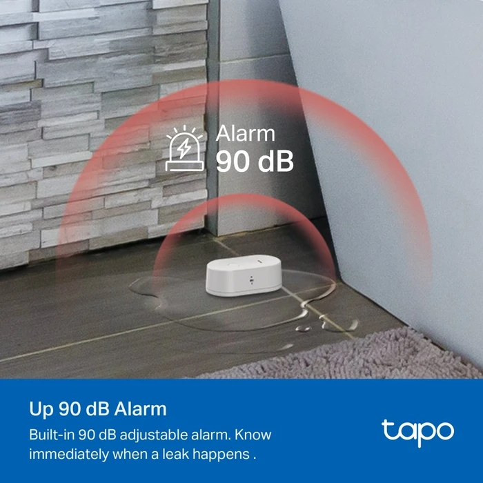 TP-Link Tapo T300, WLAN Smart Wasserleckdetektor, Funk-Wassermelder