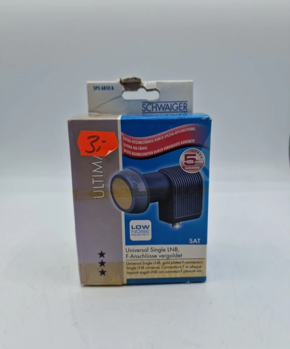 Schwaiger Sun Protect Single-LNB schwarz/grau
