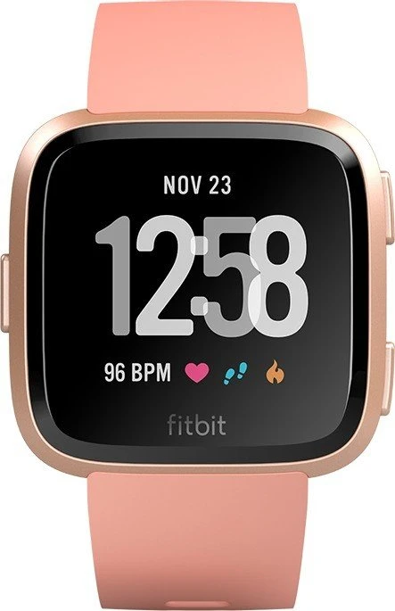 Fitbit Versa Aktivitäts-Tracker peach/rosegold aluminium