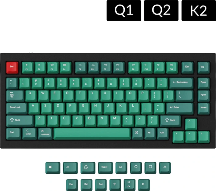 Keychron OEM Dye-Sub PBT Keycap-Set, US