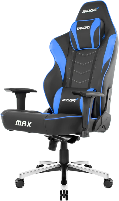 AKRacing Master Max Gamingstuhl, schwarz/blau