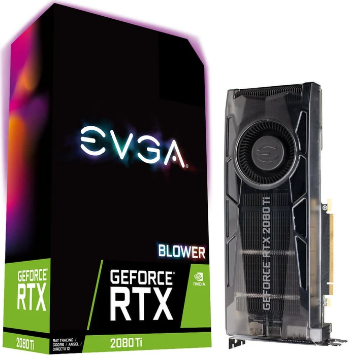 EVGA GeForce RTX 2080 Ti Gaming, 11GB GDDR6, HDMI, USB-C, 3x DP