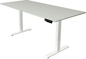 Kerkmann Move 1 elektrisch höhenverstellbarer Sitz-Steh-Schreibtisch 180x80cm grau/weiß