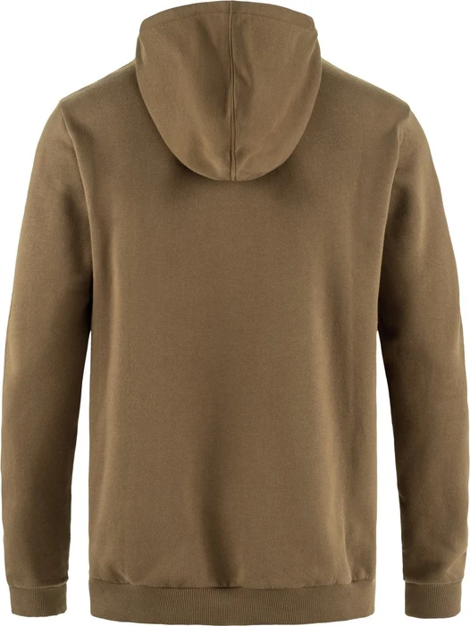 Fjällräven Logo Hoodie wood brown (Herren)
