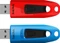 SanDisk Ultra 32GB rot/blau, USB-A, USB 3.2 Gen 1×1, 2er-Pack Vorschaubild