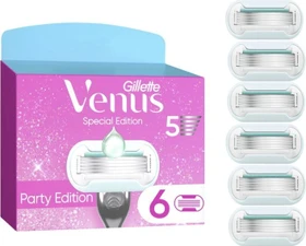 Gillette Venus Pro Smooth Sensitive Rasierklinge Party Edition, 6 Stück