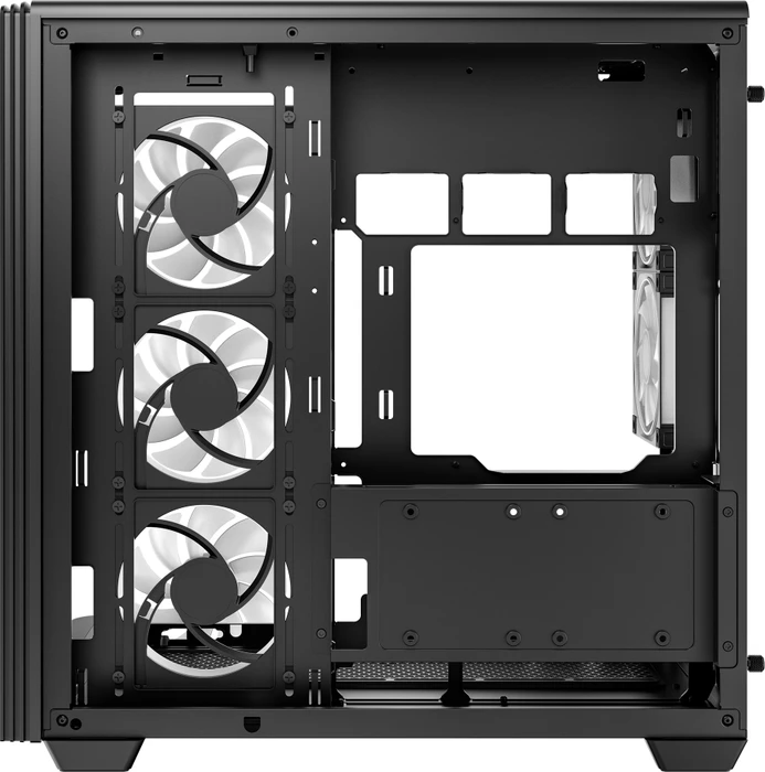 DeepCool CG590U 5F, schwarz, Glasfenster