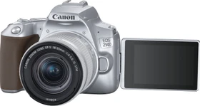 Canon EOS 250D silber mit Objektiv EF-S 18-55mm 4.0-5.6