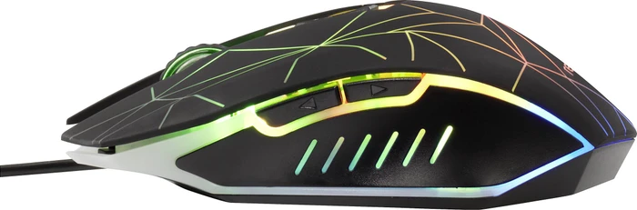 Renkforce RF-GM-120 RGB Gaming-Maus schwarz, USB