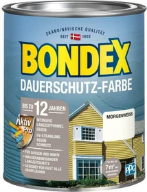 Bondex Dauerschutz-Farbe morgenweiß, 750ml