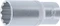 BGS technic Außenzwölfkant tief Steckschlüssel 1/2" Vorschaubild