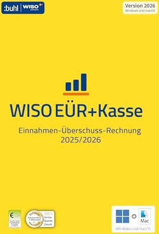 Buhl Data WISO EÜR & Kasse 2026, ESD (deutsch) (PC/MAC)