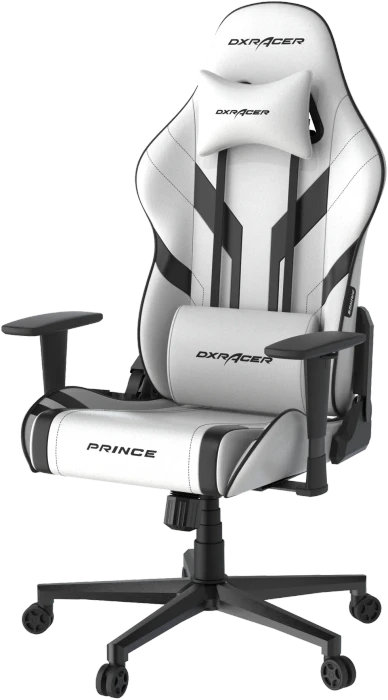 DXRacer Prince Series PM88 Gamingstuhl, weiß/schwarz