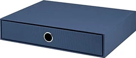 Rössler 1er Schubladenbox, 1 Schublade, A4, navy