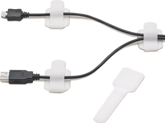 LABEL THE CABLE LTC Wall Klett-Kabelhalter, weiß, 50er-Pack