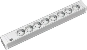 Bachmann 19" IT PDU Basic PVC, 8-fach, 230V, grau, 2m