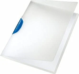 Leitz ColorClip Klemmmappe, A4, blau/transparent