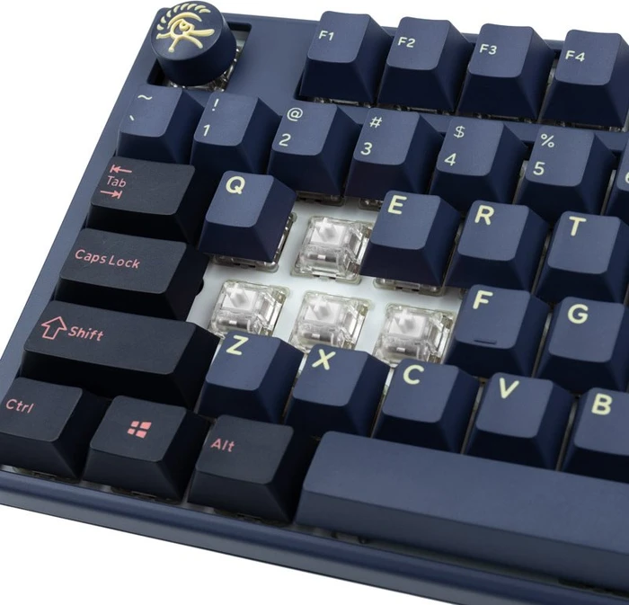 Ducky One 3 Cosmic Blue PBT, LEDs RGB, MX RGB ERGO CLEAR, USB, US