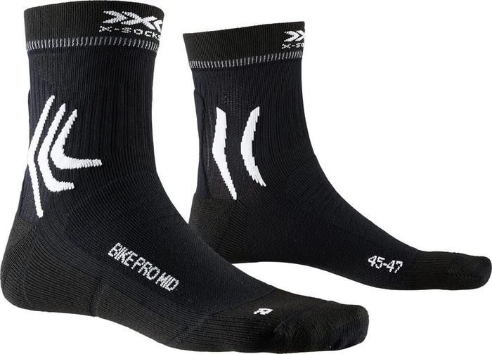 X-Bionic Bike Pro Mid Fahrradsocken opal black