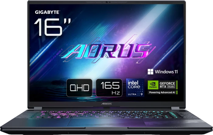 GIGABYTE AORUS Elite 16 AE6, Core Ultra 9 275HX, 32GB RAM, 2TB SSD, GeForce RTX 5070, DE