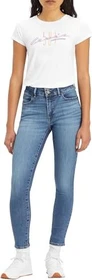 Levi's 711 Skinny Double Button Jeans blue wave mid (Damen)