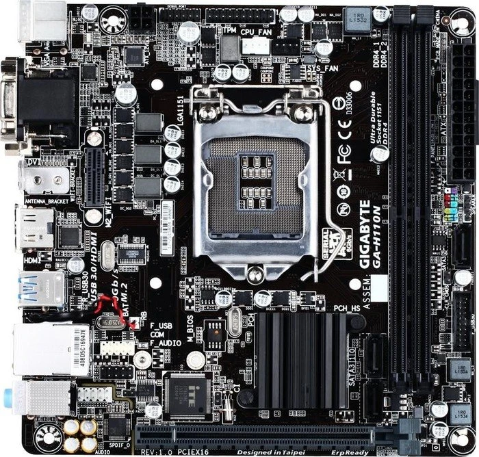 GIGABYTE GA-H110N (Intel 1151)