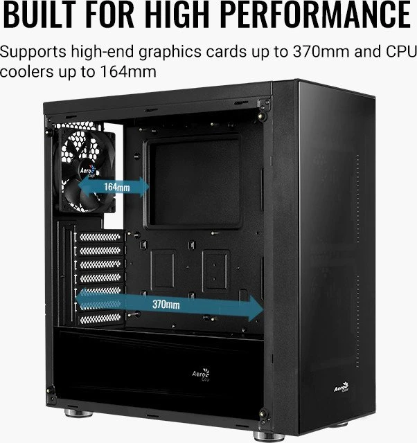 AeroCool Tor, Glasfenster