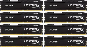 Kingston FURY schwarz UDIMM 64GB Kit, DDR4-2133, CL14-14-14, 2R