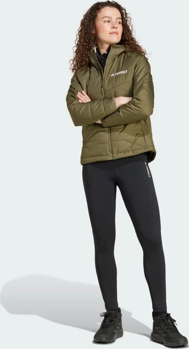 adidas Terrex Multi Synthetic Hooded Isolation Jacke olive strata (Damen)