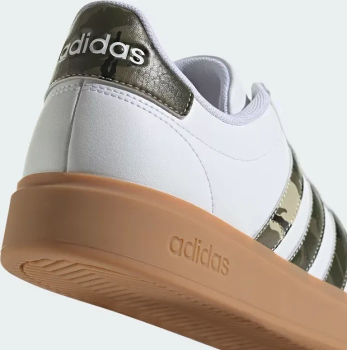 adidas Grand Court 2.0 cloud white/olive strata/putty grey