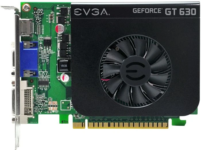 EVGA GeForce GT 630, 1GB GDDR5, VGA, DVI, HDMI