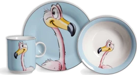 Ritzenhoff & Breker Happy Zoo Kinderservice flamingo, 3-tlg.