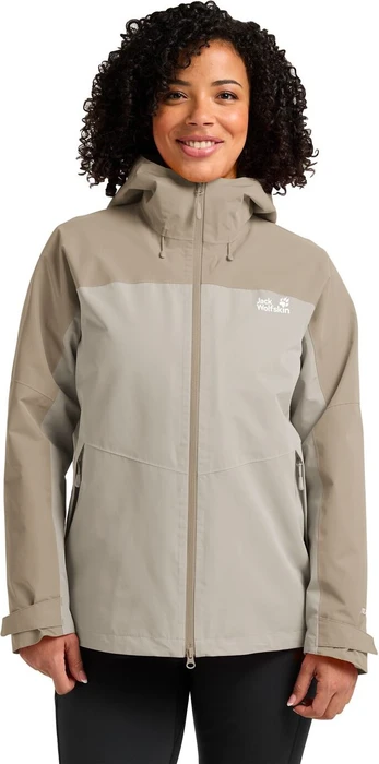 Jack Wolfskin Wild Places 3in1 Funktionsjacke pale sand (Damen)