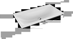 Kaldewei Silenio 3041 Aufsatzwaschtisch 90x46x4cm, Perl-Effekt, alpinweiß