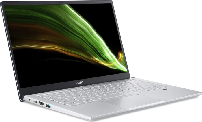 Acer Swift X SFX14-41G-R7HW, Silver Blue, Ryzen 5 5500U, 16GB RAM, 1TB SSD, GeForce GTX 1650, DE