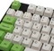 Ducky One PBT/grün, schwarz/weiß, MX BLACK, USB, DE Vorschaubild