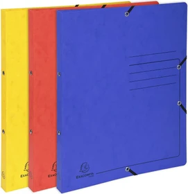 Exacompta Ringbuch 2-Ring, 20mm, A4, farbig sortiert, 3er-Set