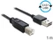 DeLOCK EASY-USB 2.0 Kabel, USB-A [Stecker] auf USB-B [Stecker], 1m Vorschaubild